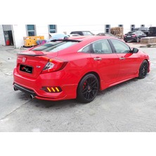 Tuning Vadisi Honda Civic Fc5 Turbo Yan Ek Marşpiyel (Plastik) 2016-2021 Arası Boyasız