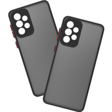 Özssay Galaxy A23 4g Kılıf Montreal Silikon Kapak - Siyah