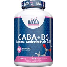 Haya Labs Gaba - B6 500 Mg  100 Vcaps