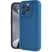 Özssay iPhone 16 Pro Kılıf Viera Silikon - Mavi
