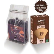 Vestron Etna House Blend Filtre Kahve Medium Roast %100 Arabica 1000G |filtre Kahve Kağıdı No:4 80'li