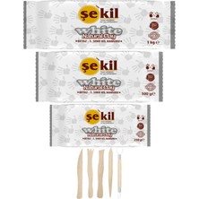 Şekil Seramik Hamuru Seti 1 kg + 500 gr + 250 gr + Ebuşuar Seti 5’li