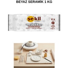 Şekil Seramik Hamuru 1 kg Beyaz