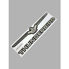 Oto Süslen Thunderbird Metalize Sticker 0023