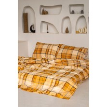 Kışlık Pazen Tek Kişilik Nevresim Takımı Yellow Beige