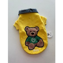 Miniş Pet Butik Sarı Gömlek Yakalı Kedi Köpek Sweat