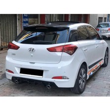 Tuning Vadisi Hyundai I20 Ince Spoiler Vakum Plastik Spoyler 2014 2018 Parlak Siyah