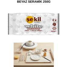 Şekil Seramik Hamuru 250 Gram Beyaz