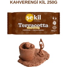 Şekil Kil Hamuru 250 Gram Kahverengi