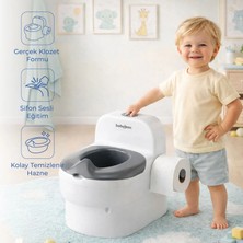 Babyjem Bebeğimin İlk Tuvaleti Sifon Sesli Lazımlık Oturak