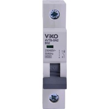 Viko Otomatik Sigorta 1x32A B 4.5kA 4VTB-1B32