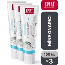 SPLAT Biocalcium Hassas Dişler Için Hidroksiapatitli Diş Macunu Mine Onarıcı 100 ml 3 Adet