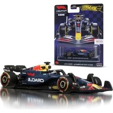 Die Grup Hot Wheels Ölçek 1:64 Premium Formula 1 Koleksiyon Oyuncak Yarış Arabası Gerçek Lastikler ve Metal/metal Gövde ve Şasi (Stiller Değişebilir), JBM12