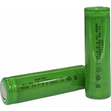Marsilyan 1.2V 1600 Mah - Aa - Ni-Mh Şarjlı Pil - (Başsız / Flat Head)
