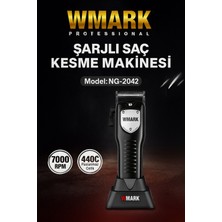 Wmark NG-2042 Şarjlı Saç Kesme Makinesi | 240 Dk Kullanım Süresi