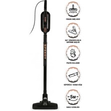 Fantom Speedy Pro Du 2100 Dikey Süpürge Siyah 1 L Toz Hacmi ile Ekonomik ve Kullanım Kolaylığı