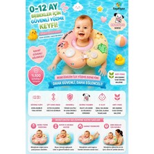 Bigstoy Bebek Yüzme Boyun Simidi Pompa Gerektirmeyen 0-1 Yaş Çift Emniyet Kilitli Ayarlanabilir Simit