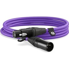 Die Grup Premium Xlr Kablo - 3 M Uzunluk, Mor Renk