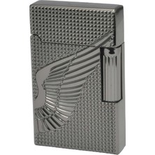 Als Kanat Desenli Dupont Model Premium Metal Çakmak Özel Açılış Kapanış  Sesli