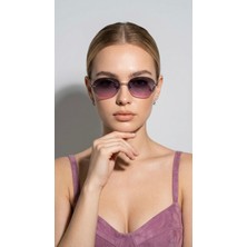 Olivier Philippe 4342 Purple-Füme Güneş Gözlüğü