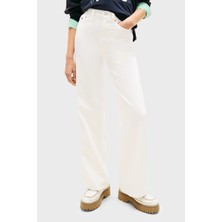 Tommy Jeans Pamuklu Wide Leg Fit Yüksek Bel Jeans Bayan Kot Pantolon DW0DW22648 1d0