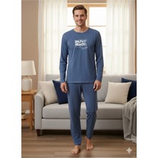 Erkek Uzun Kol Rahat Pijama Takımı