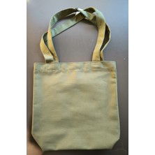 Çınar Bez Çanta Yeşil 2 Cepli Gabardin Çanta