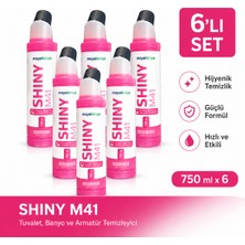 Maya Kimya Shiny M41 Tuvalet Banyo ve Armatür Temizleyici 750 ml * 6 Adet