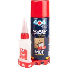 404 Süper Güçlü MDF Yapıştırıcı Kit 200 ml Sıvı Form ile Hızlı ve Kalıcı Bağlantılar Sağlar