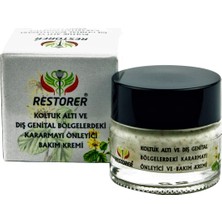 RESTORER Koltuk Altı Ve Dış Genital Bölgelerdeki Kararmayı Önleyici Bakım Kremi 10 ml Jel Özellikli