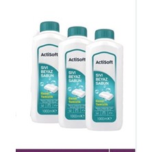 Actisoft Sıvı Beyaz Sabun 1000 ml *3 Lü Paket