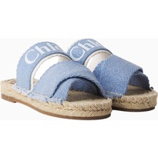 Chloe Chloé Kids Logolu Espadril Kız Çocuk Sandalet