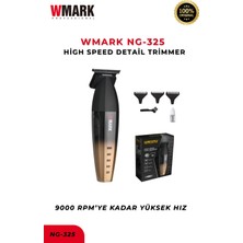 Wmark NG-325 Gold Profesyonel Detay Düzeltme Tıraş Makinesi | Yüksek Hızlı Hassas Kesim