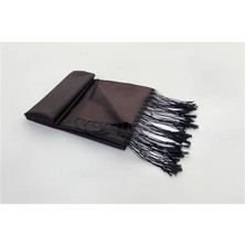 Armanda Ipek Şal 3011-1027 Siyah-Acı Kahve
