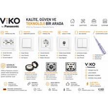 Viko Panasonic  2+1 Ev Için  Anahtar Priz Seti - Full Elektirik Tadilat Tamirat Dönüşüm PAKETI17 Parça Fuul Set