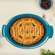 Aryıldız Elissa Oval Fırın Kabı Yeşil 40 cm