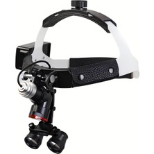 Barishan Barışhan Medikal Ttl 3.5X420 10W Işıklı Baş Üstü Kafa Bandı Büyüteç Loupe Tıbbi Görüş Için Işıklı Ergonomik Kafa Bandı Ttl Diş Hekimliği Büyüteç