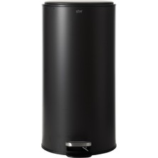Mudo Home BOHO ROUND ÇÖP KOVASI SİYAH 30 LT