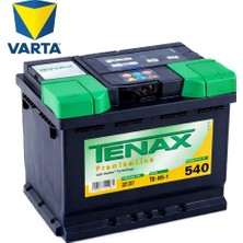 Tenax 12 V 60 Ah Amper 540A En-Varta 2 Yıl Garanti Güvencesi