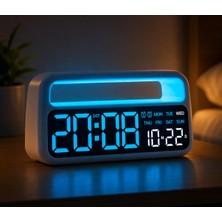 Armasse Dijital Alarm Saati, Elektrikli Masa Saati, Büyük Rakamlı Gece Lambası