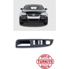Volkswagen Vw Jetta 2006-2010 Sol Ön Kapı Kolu Cam Düğmesi Yuvası Çerçevesi Siyah 1K4868049C