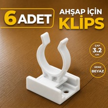 Badem10 6 ADET Ahşap Baza Klipsi Mutfak Dolap Tezgah Alt Kısım Kapatma Kılips Mobilya Ayak Ayağı Tutucu Toka