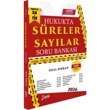 Yetki Yayınları Hukukta Süreler Sayılar Soru Bankası 2026