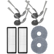 RotRever Roborock Qrevo L/qrevo Curv,qrevo C,qrevo Edge Uyumlu Hepa Filtre,mop Paspas,fırça Yedek Parça Seti-10 Parça