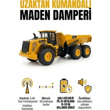 Farbu Oyuncak Uzaktan Kumandalı 2.4g Sesli Işıklı Full Fonksiyon Şarjlı Damperli Oyuncak Kamyon