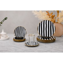 Glore 18 Parça Eko Line Black Çay Seti