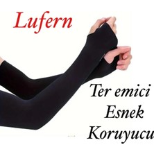 Lufern Spor Esnek Uzun Kol Anti Uv Güneş Koruyucu Kol Kılıfı Bisiklet Motosiklet Koşu Kolluk Tesettür