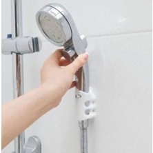 Silikon Vantuzlu Duş Başlığı Tutacağı, Vakumlu Kanca ile Banyo Başlığı Askı Aparatı