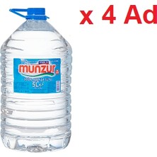 Munzur Su 4 Adet 5 Lt Koli Sağlıklı Yaşam Tercihi Doğal ve Katkısız İçme Suyu