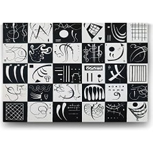 Kandinsky - Thirty Tablosu - 90X60CM